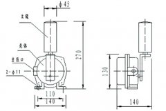 FJK-PPXLN防爆两级跑偏开关防水跑偏开关生产