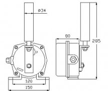 BPP-02GKH-10-30防爆两级跑偏开关饲料厂跑偏开关生产